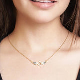 Women's Millenia Dancing Swan Pendant Necklace