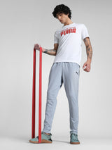 Mens White Sports Regular Half Sleeves Tshirt