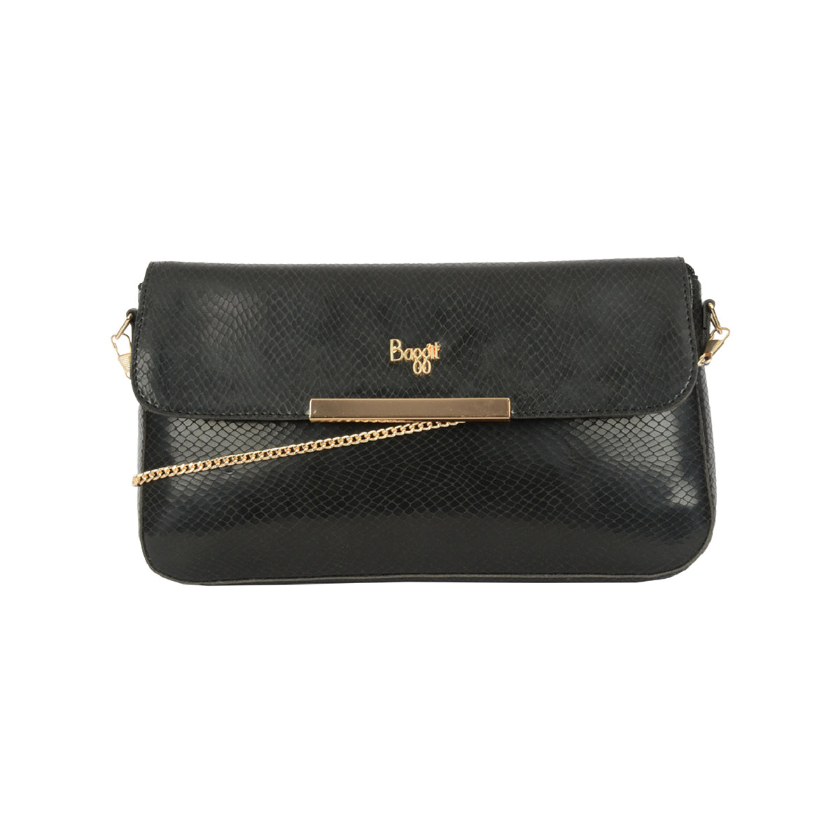 Women's Laevis Black Small Clutch Bag
