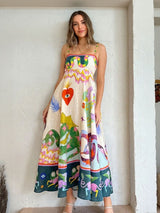 Women's Off White Casual Fit & Flared Dress