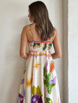 Women's Off White Casual Fit & Flared Dress