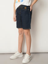 Boys Blue Casual Regular Fit Shorts