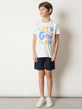 Boys Blue Casual Regular Fit Shorts