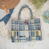 Women's Blue Denim Daze Box Bag