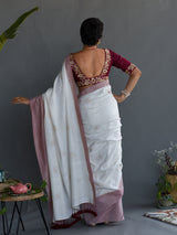 Women's Multicolor Cotton Saree