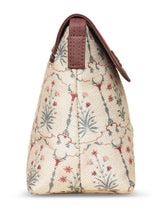 Women's Yellow Vegan Leather Finish Sling Bag - 5.6L