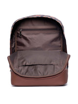 Women's Blue Vegan Leather Finish Casual Backpack - 12.5L