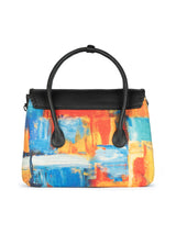 Women's Multicolor Vegan Leather Finish Sling Bag - 11L