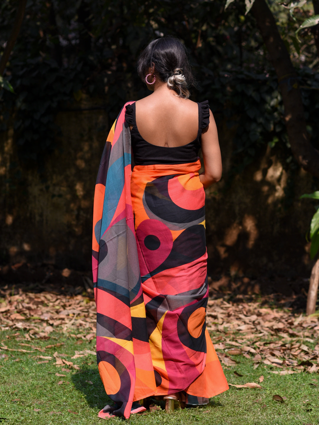 Women's Multicolor Pure Cotton Saree