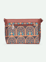 Women's Multicolor Vegan Leather Finish Sling Bag - 3.69L