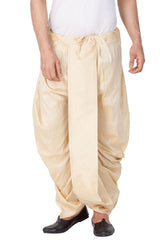 Men's Gold Festive Ethnic Dhoti