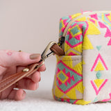 Women's Multicolor Citrus Burst Essential Pouch - Set of 3