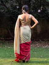 Women's Multicolor Cotton Blend Saree