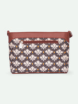 Women's Multicolor Vegan Leather Finish Sling Bag - 3.69L