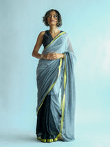 Women's Multicolor Cotton Blend Saree