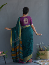 Women's Multicolor Cotton Saree