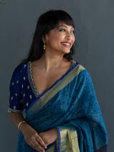 Women's Multicolor Cotton Saree