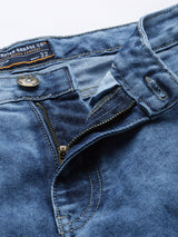 Men's Dad Fit Solid Mid Rise Jeans