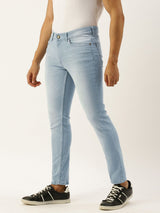 Men's Slim Fit Solid Low Rise Stretchable Jeans