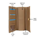 Women's Insta Beige 3 Fold Wallet