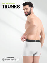 Men's Multicolor Solid Trunks - Pack of 2