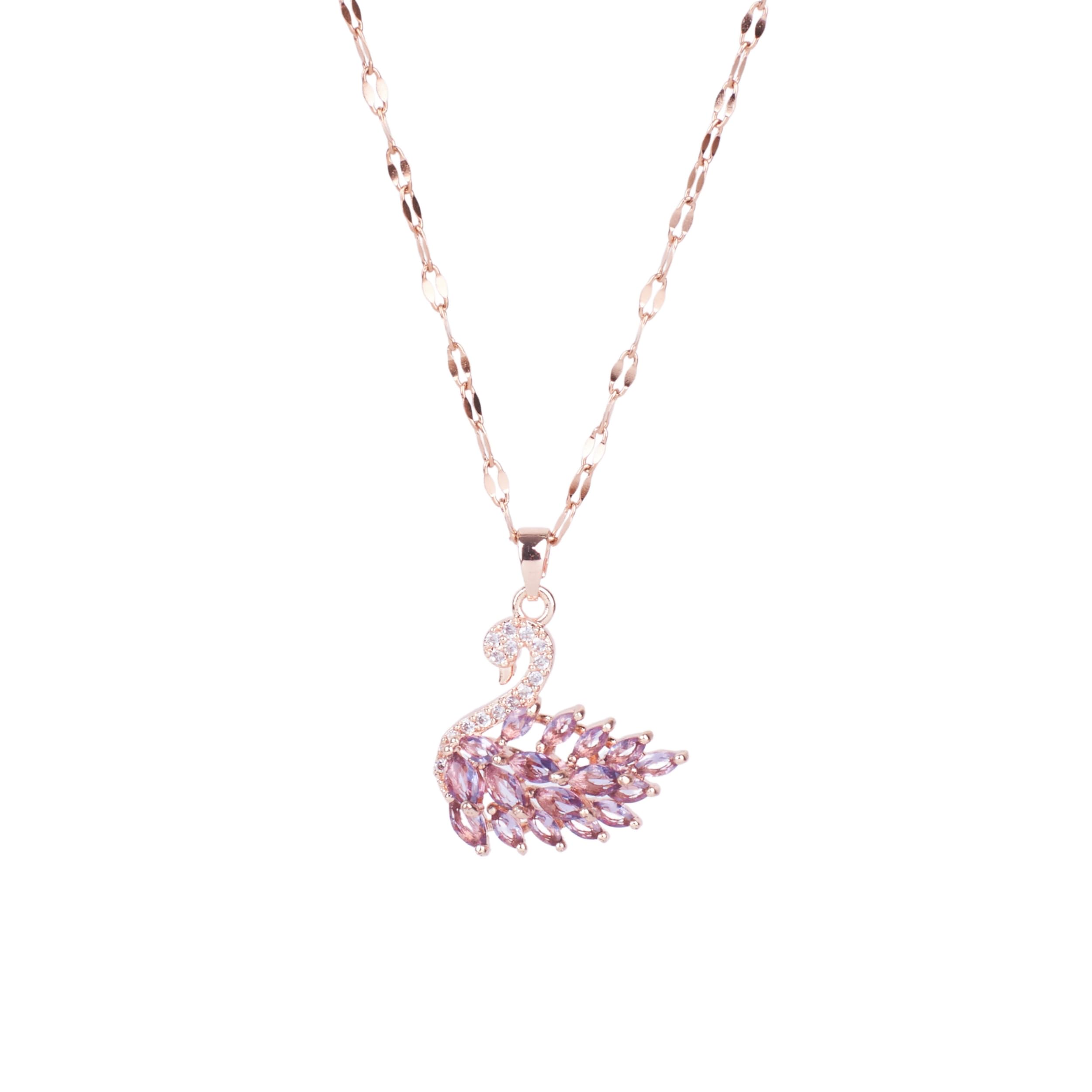Women's Millenia Dancing Swan Necklace