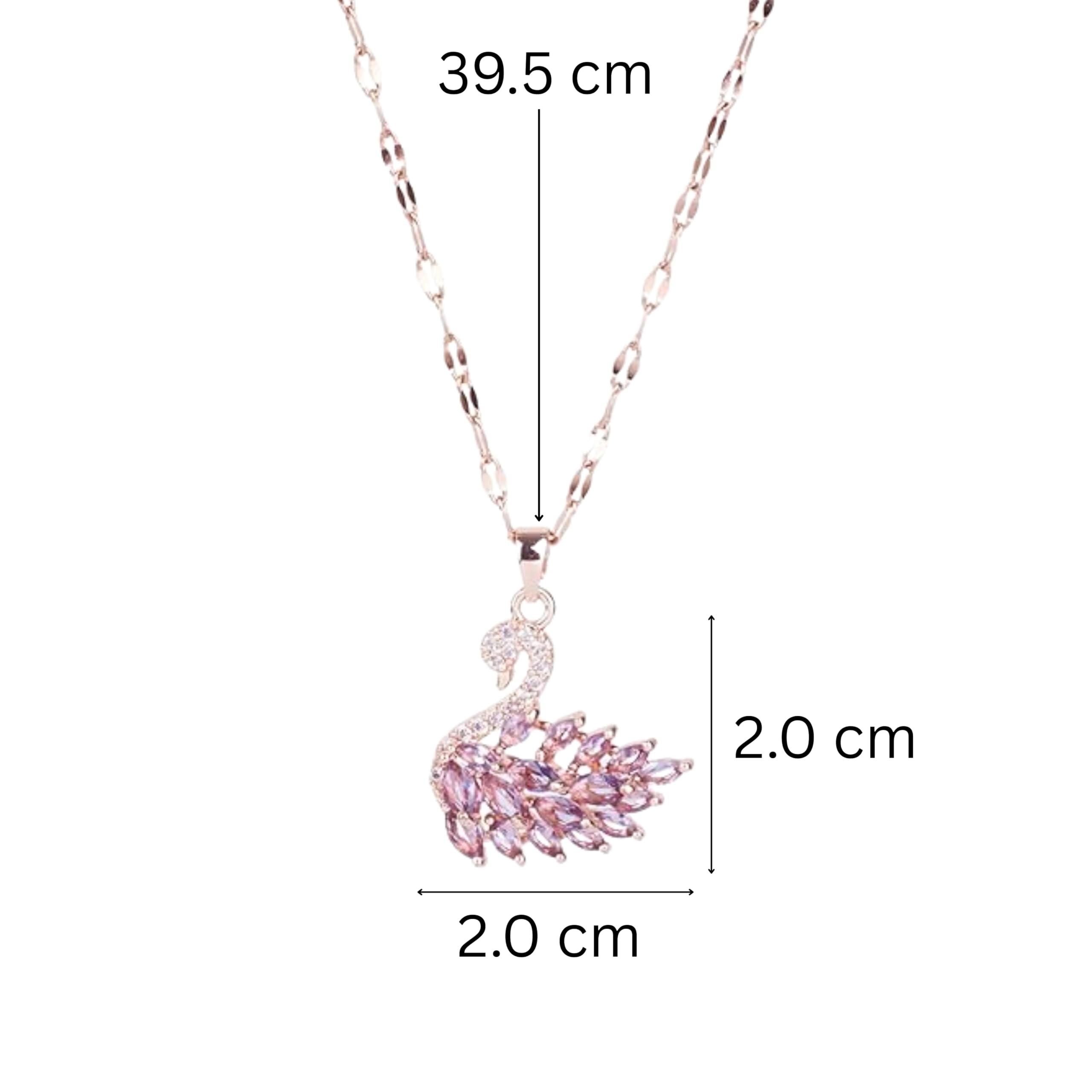 Women's Millenia Dancing Swan Necklace