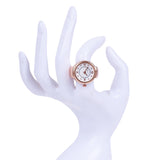 Women's Girl Boss Salty Watch Ring - Rose Gold