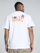 Mens White Casual Regular Half Sleeves Tshirt
