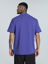 Mens Blue Sports Regular Half Sleeves Tshirt