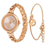 Women's Fashion Silver Variations Round Dial Watch - 6311WM01F