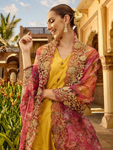 Women's Yellow Kurta Set with Duppatta