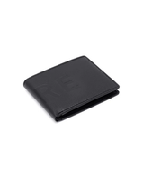 Men's Camp Black Bi-Fold Slim RFID Embossed Wallet