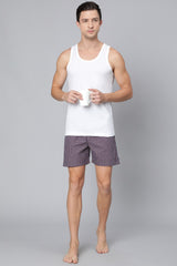 Men's White 100% Combed Cotton Cool It Vest Regular Fit, Moisture Activated, Super Soft - Pack of 1