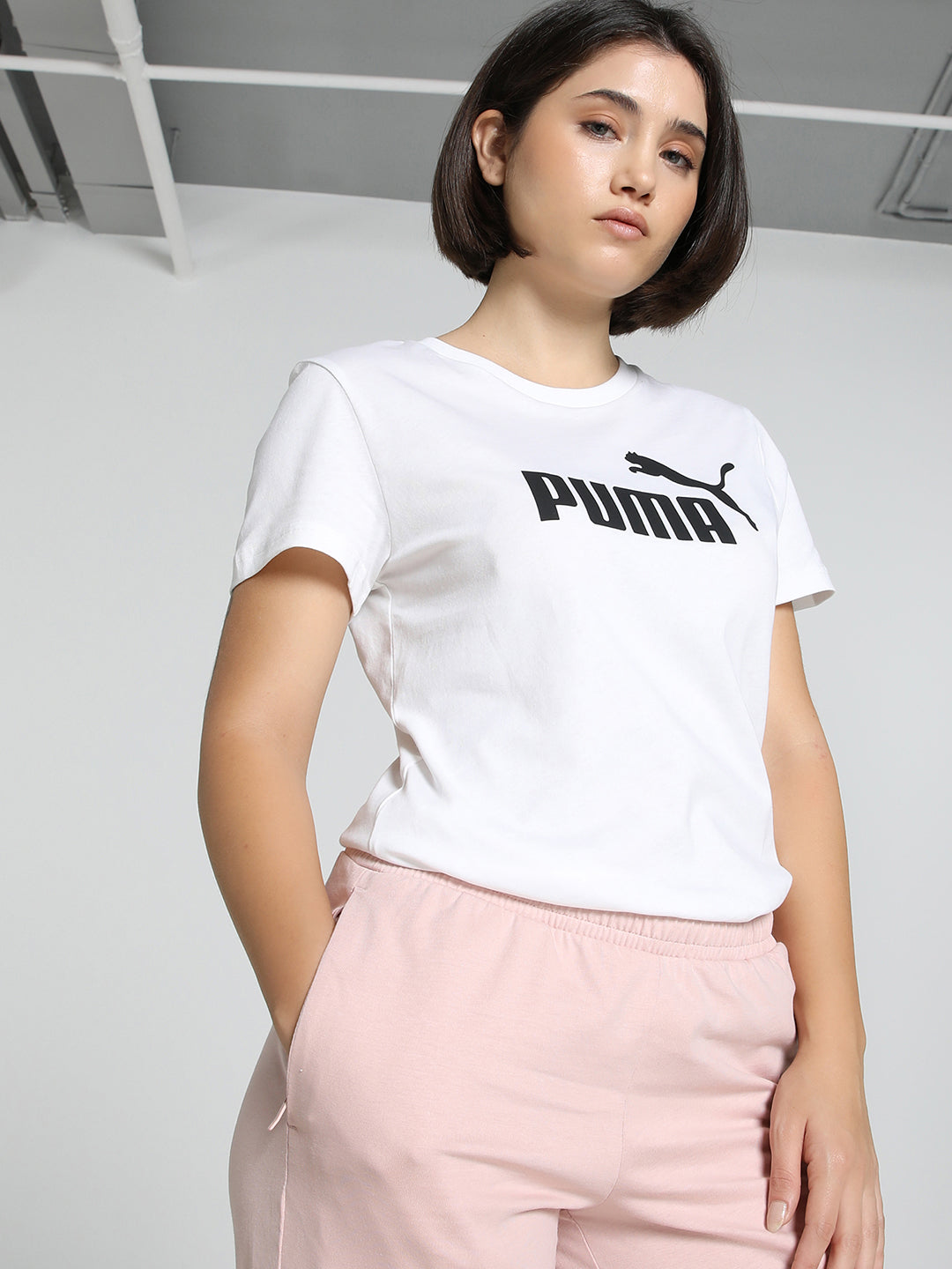 Womens White Casual Regular Half Sleeves Tshirt