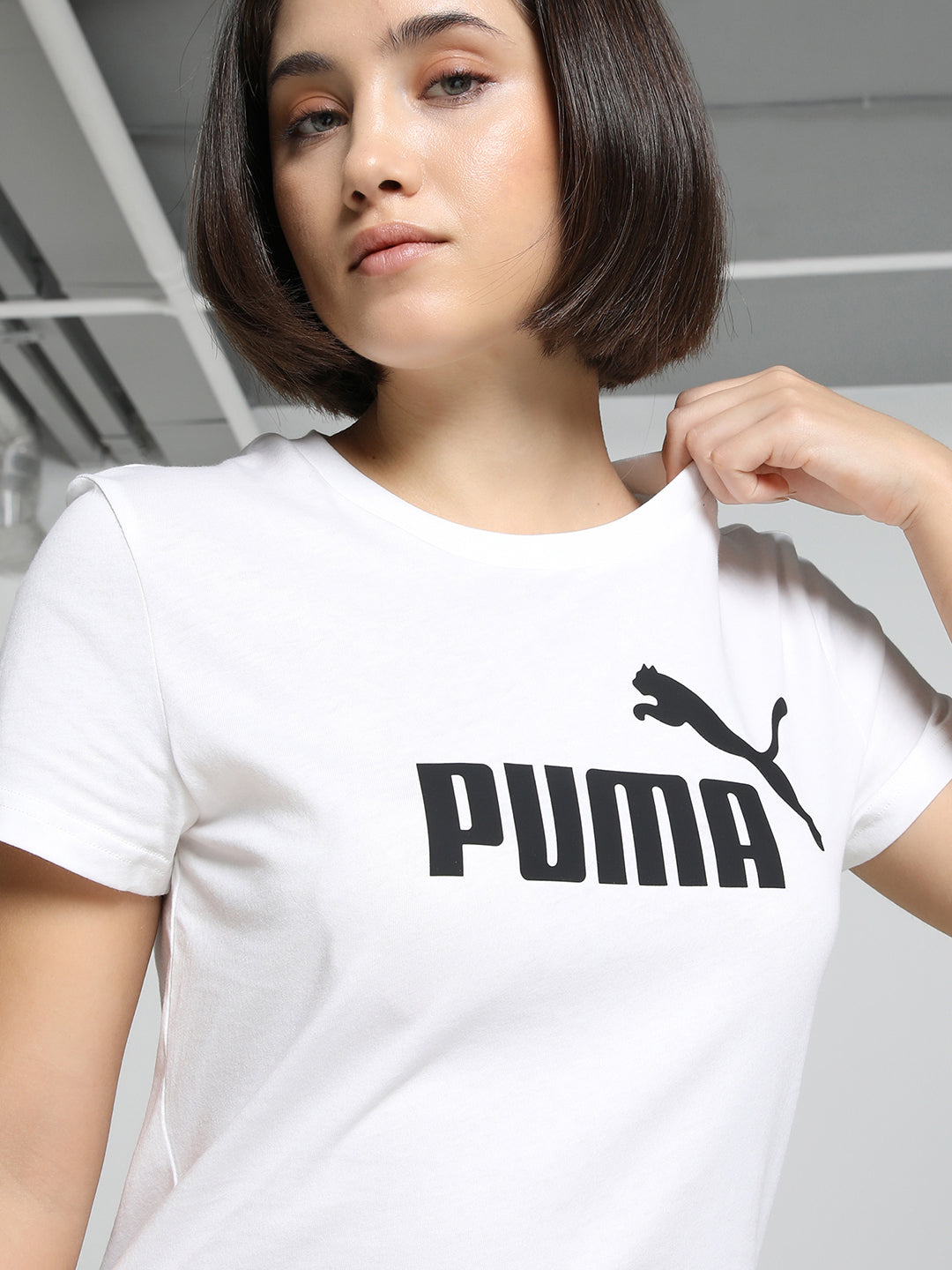 Womens White Casual Regular Half Sleeves Tshirt