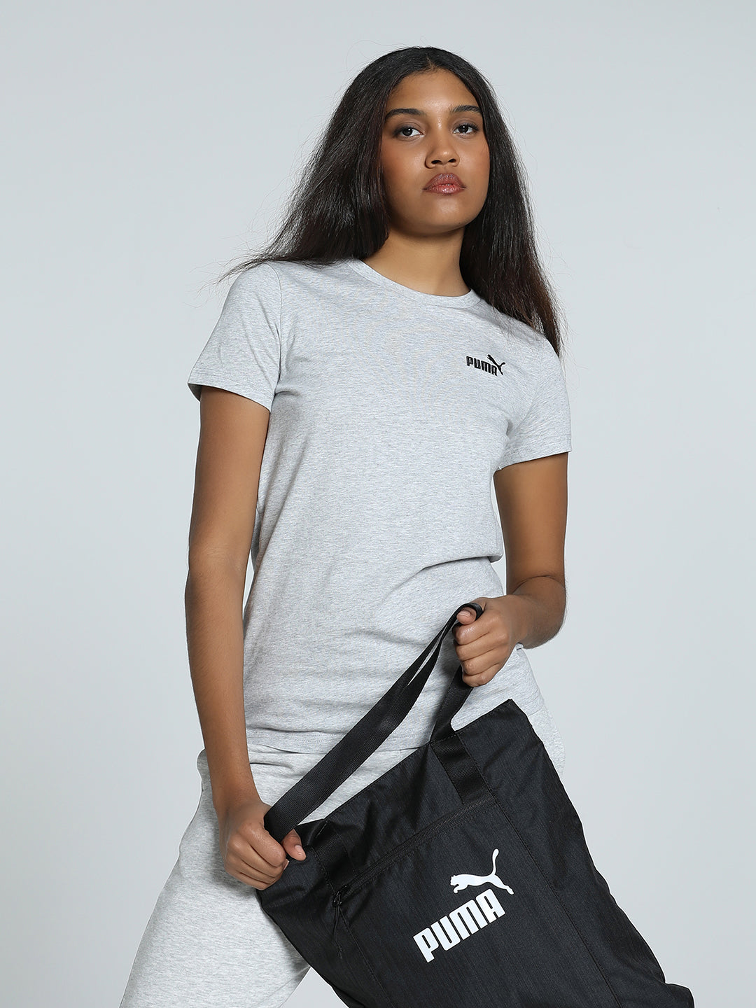 Womens Grey Casual Regular Half Sleeves Tshirt
