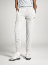 Womens Grey Casual Regular Solid Track Pant