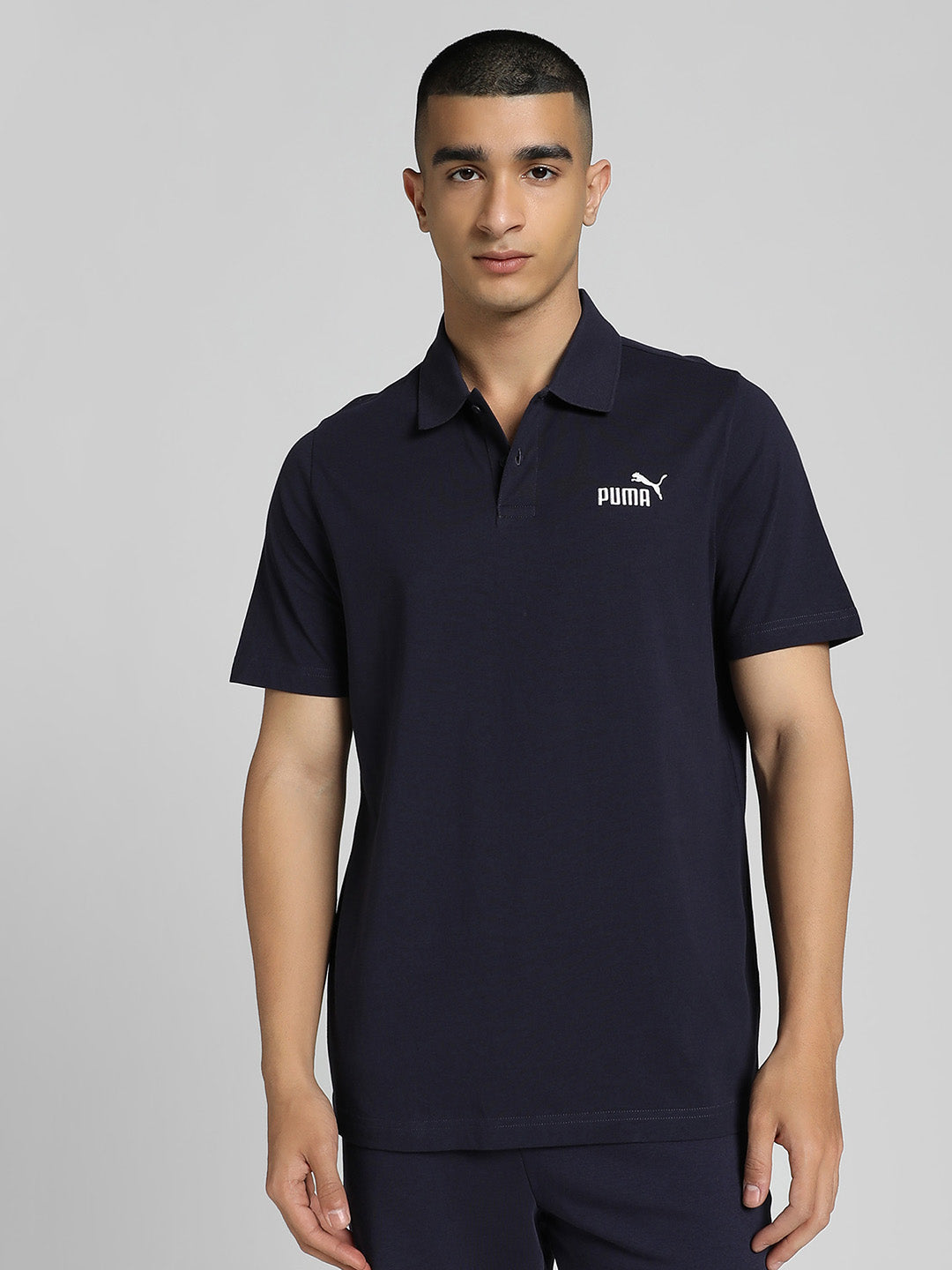 Mens Blue Casual Regular Tshirt