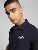 Mens Blue Casual Regular Tshirt