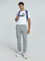 Mens White Casual Regular Fit Half Sleeves Tshirt
