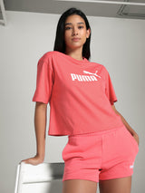 Womens Red Casual Regular Fit Half Sleeves Tshirt