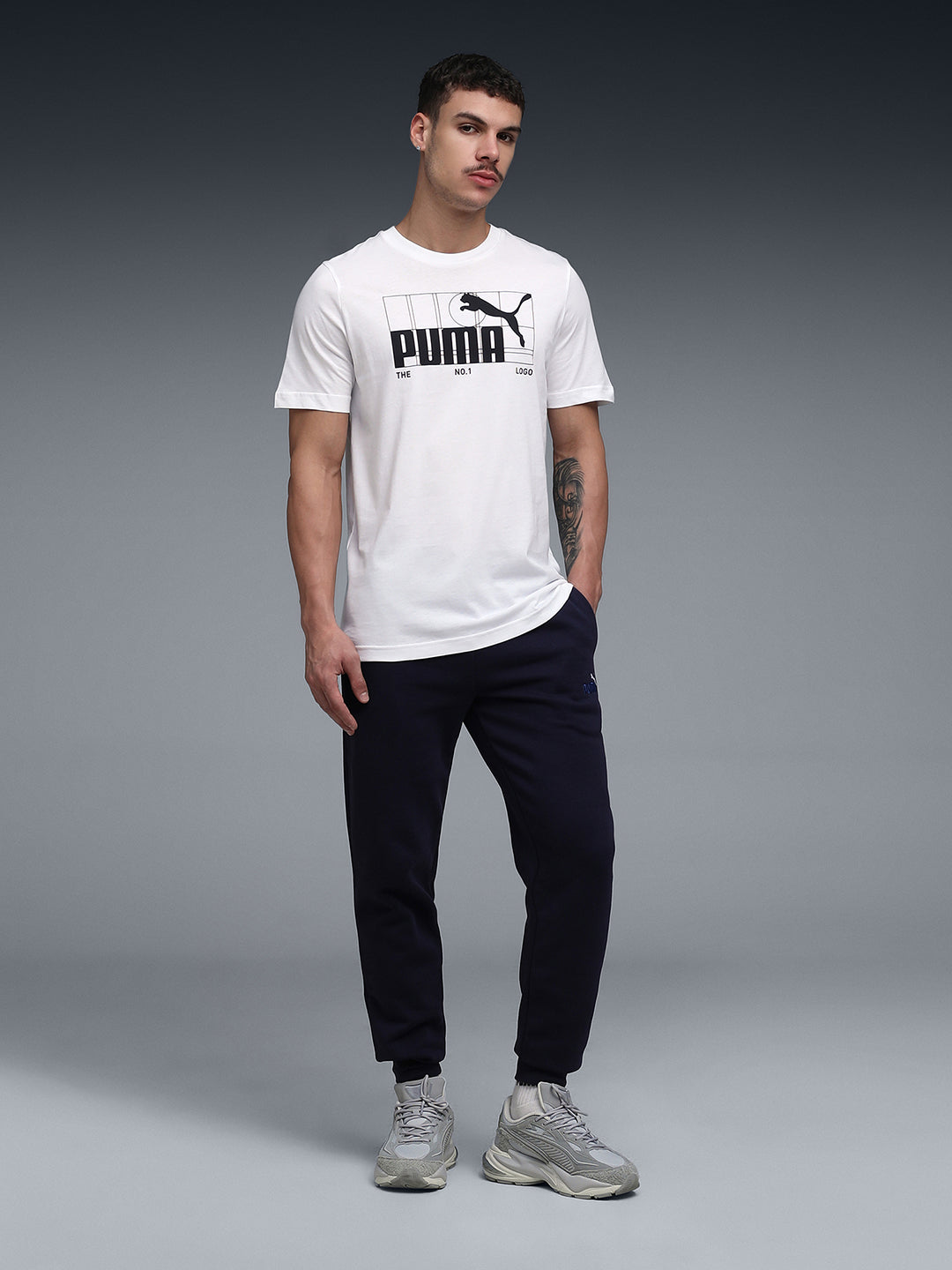 Mens White Casual Regular Half Sleeves Tshirt