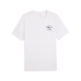 Mens White Casual Regular Half Sleeves Tshirt