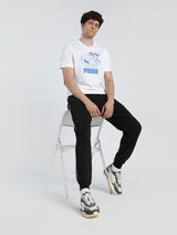 Mens White Casual Regular Fit Half Sleeves Tshirt