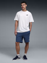 Mens White Casual Regular Half Sleeves Tshirt