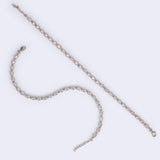 Women's Traditional Oval Shape Gold Plated Anklet(Payal) - Set of 2