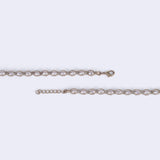 Women's Traditional Oval Shape Gold Plated Anklet(Payal) - Set of 2