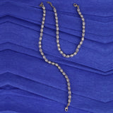 Women's Traditional Oval Shape Gold Plated Anklet(Payal) - Set of 2