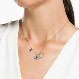 Women's Sapphire Evil Eye Necklace